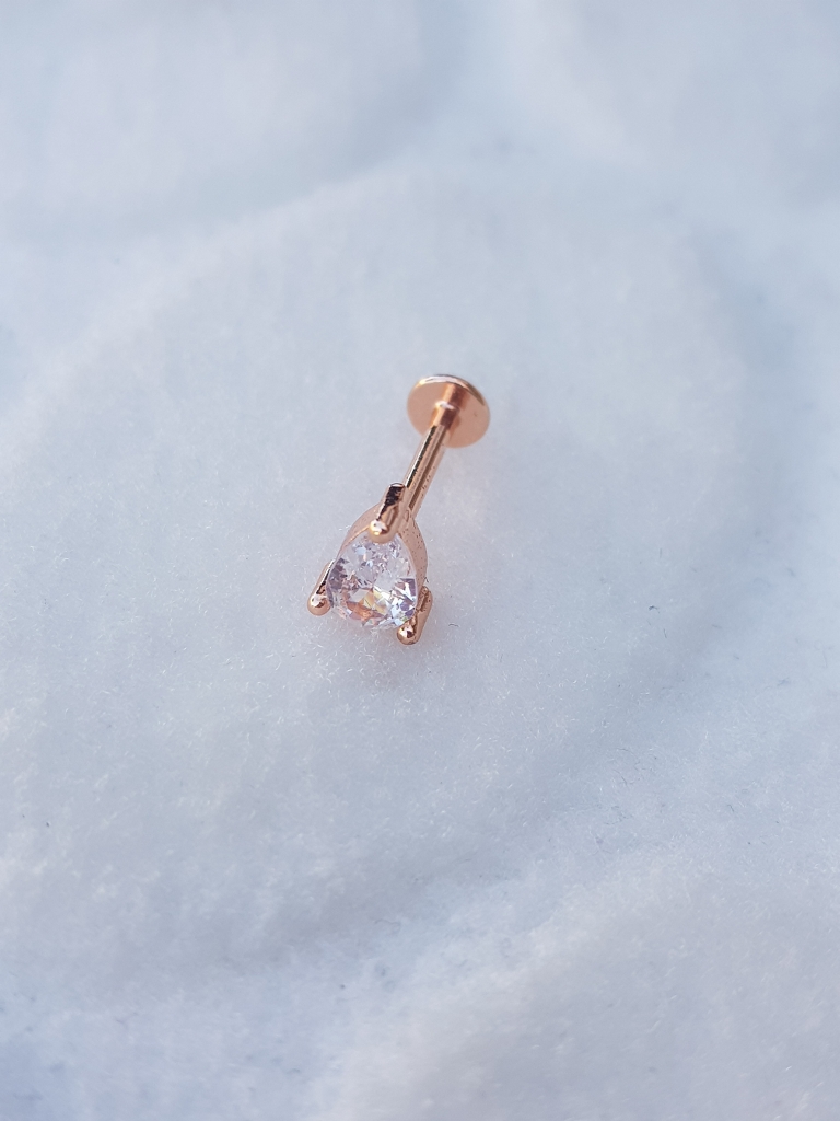 Tragus Küpe Piercing Çelik