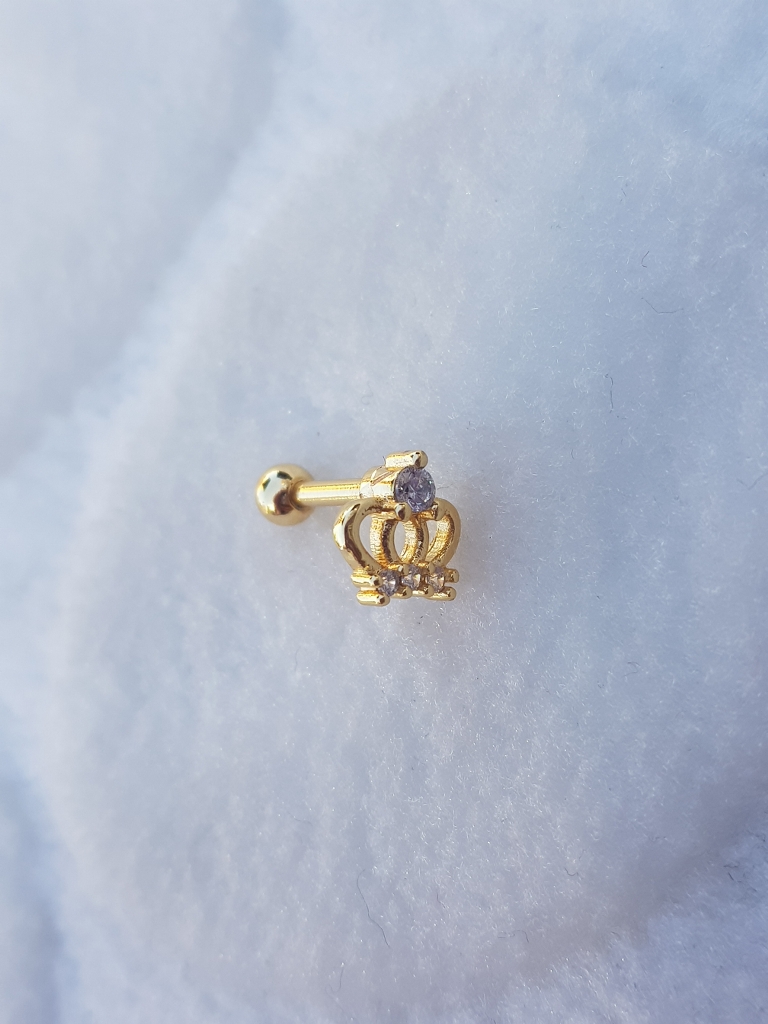 Tragus Küpe Piercing Çelik