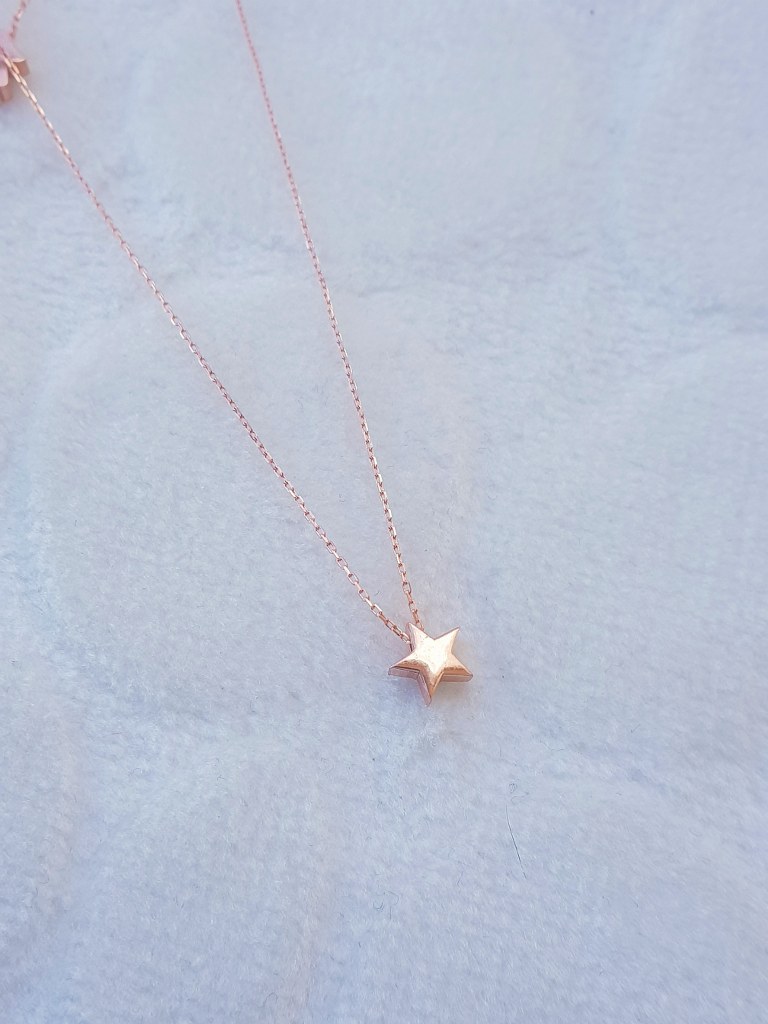 Minimal Yıldız Gümüş Kolye