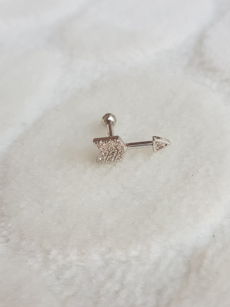Çelik Tragus Küpe Piercing