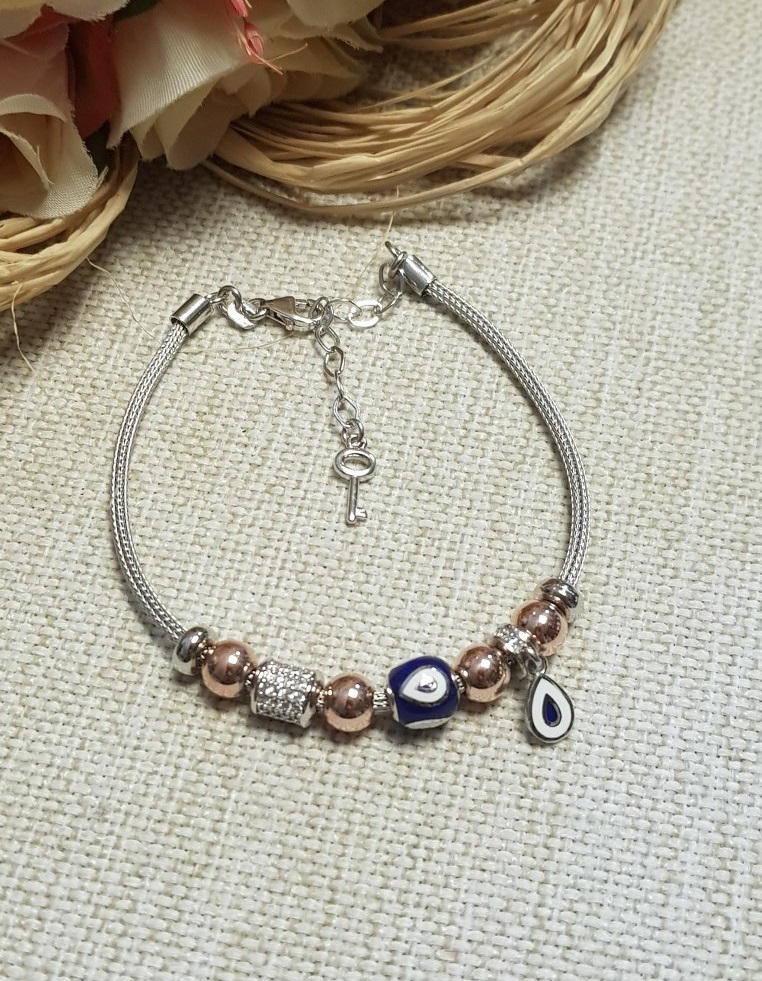 Charm Gümüş Bileklik
