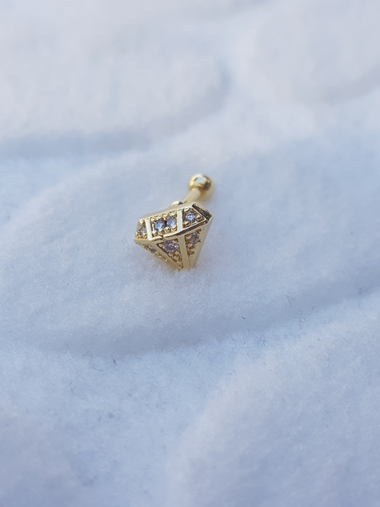 Tragus Küpe Piercing Çelik