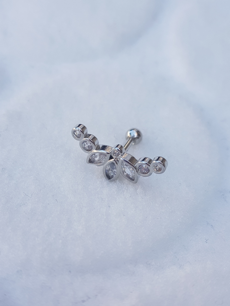 Tragus Küpe Piercing Çelik