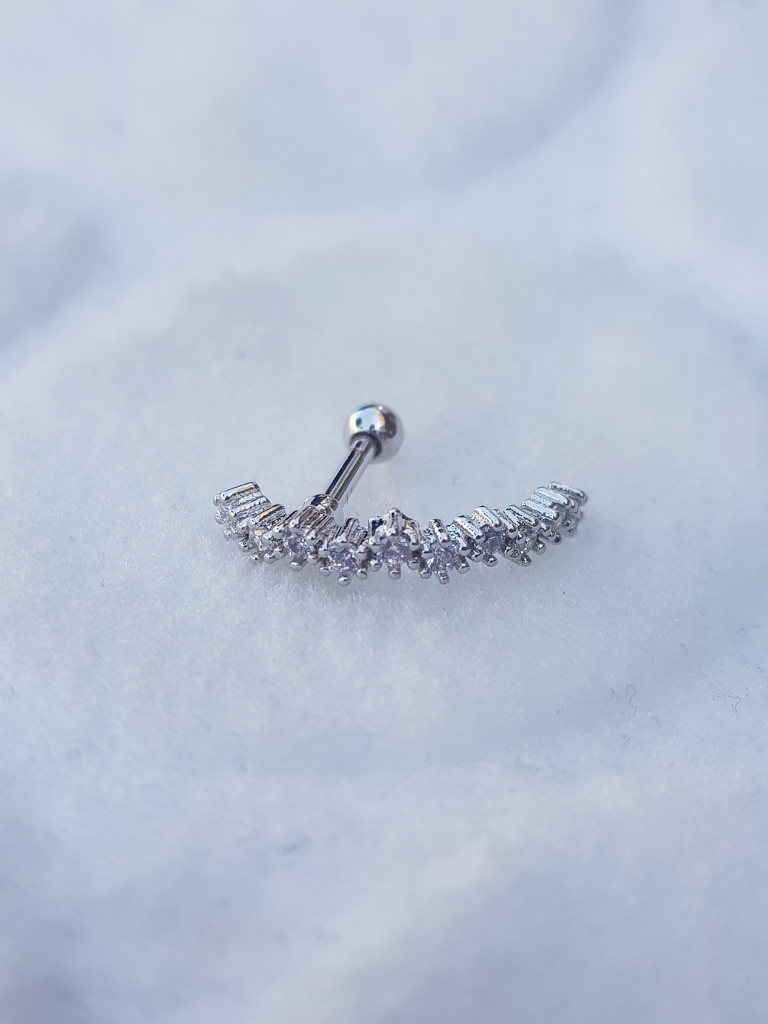 Tragus Küpe Piercing Çelik