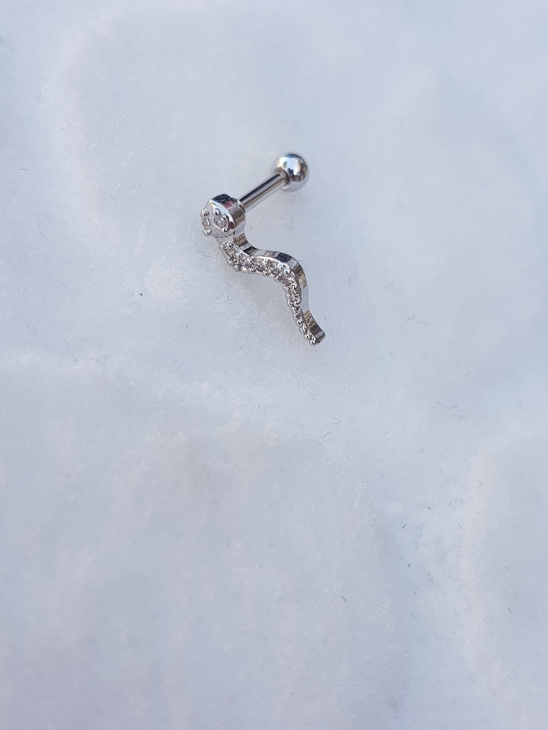 Tragus Küpe Piercing Çelik