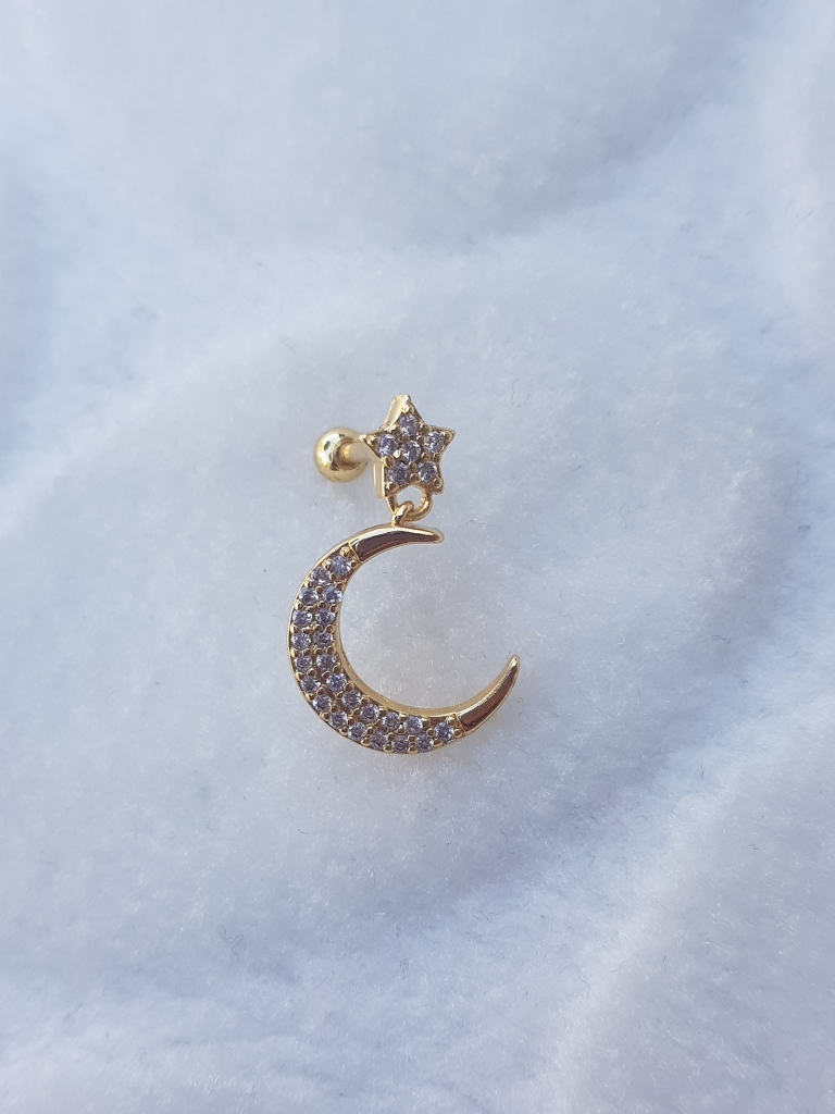 Tragus Küpe Piercing Çelik