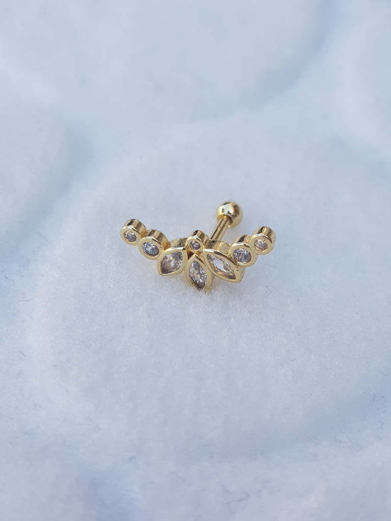 Tragus Küpe Piercing Çelik