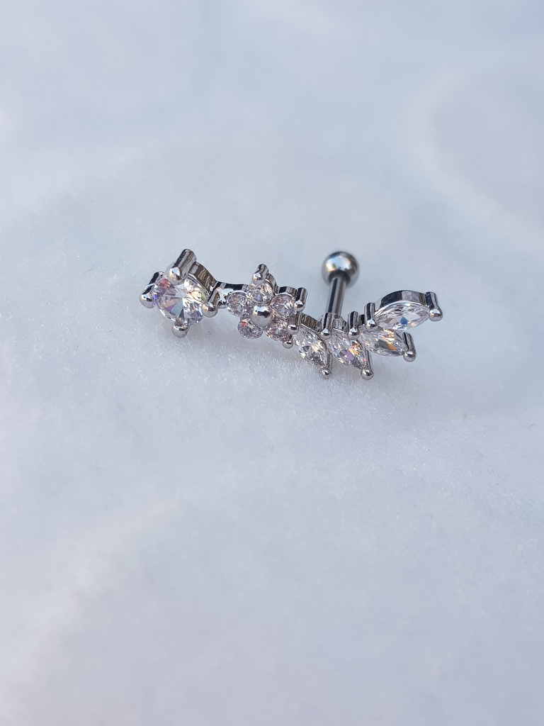 Tragus Küpe Piercing Çelik