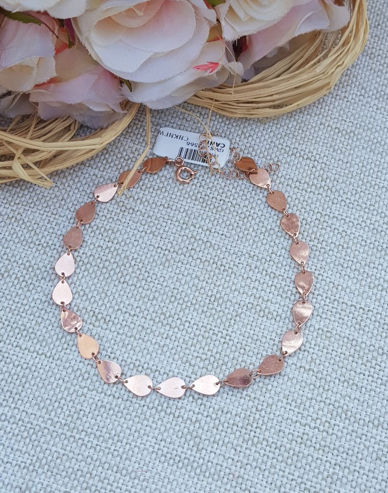 Rose Pul Gümüş Halhal