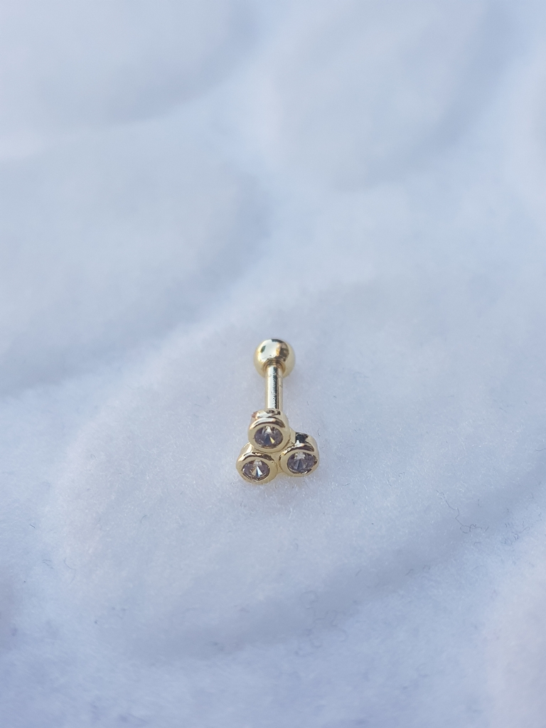Tragus Küpe Piercing Çelik