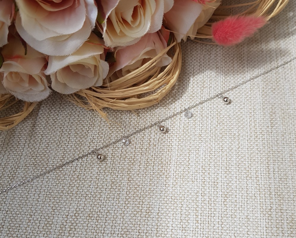 Tektaş Top Sallantılı Gümüş Halhal