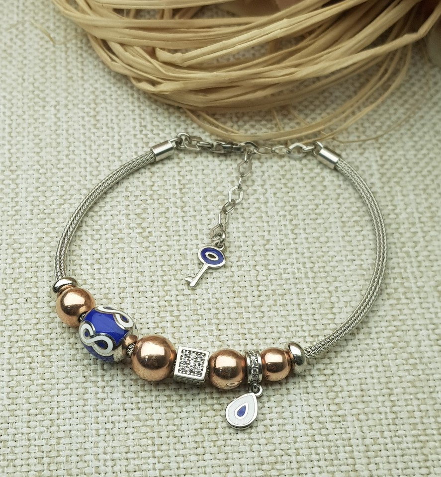 Charm Gümüş Bileklik