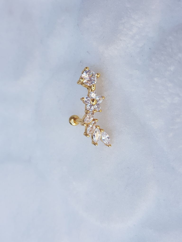 Tragus Küpe Piercing Çelik