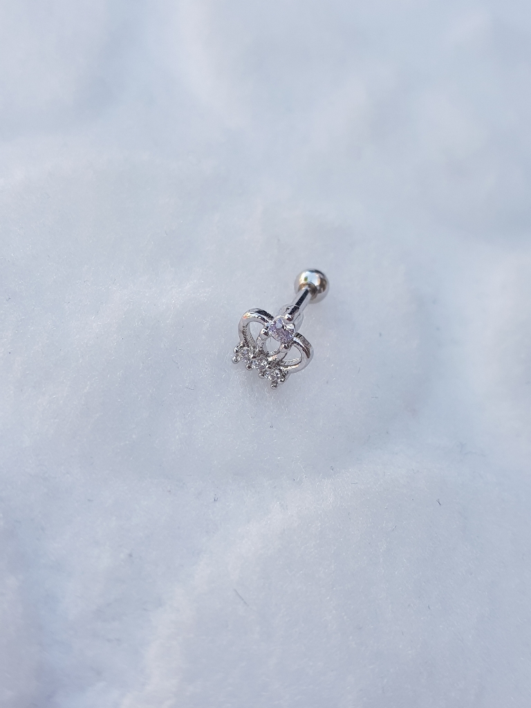Tragus Küpe Piercing Çelik