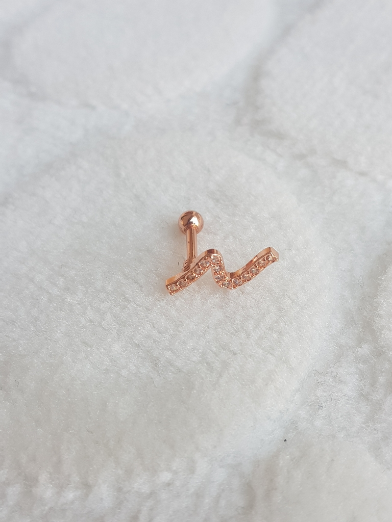 Çelik Tragus Küpe Piercing