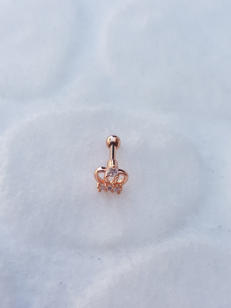 Tragus Küpe Piercing Çelik