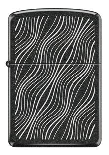 Zippo Çakmak Diagonal Çizgiler Kabartma