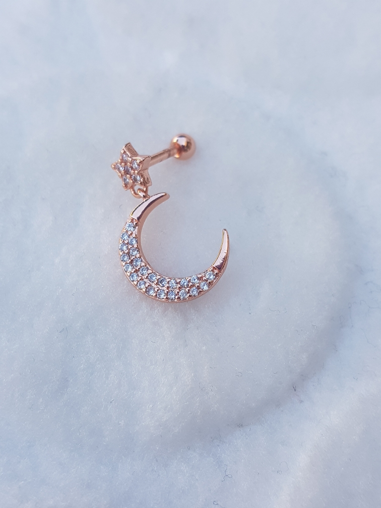 Tragus Küpe Piercing Çelik