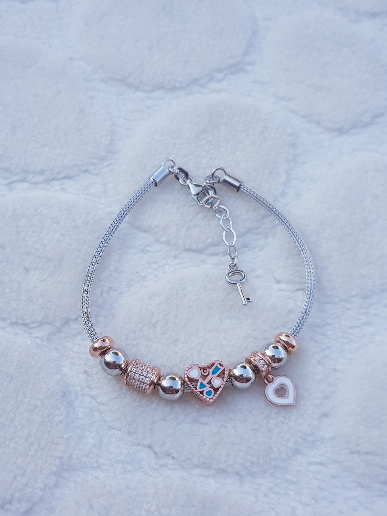 Charm Gümüş Bileklik