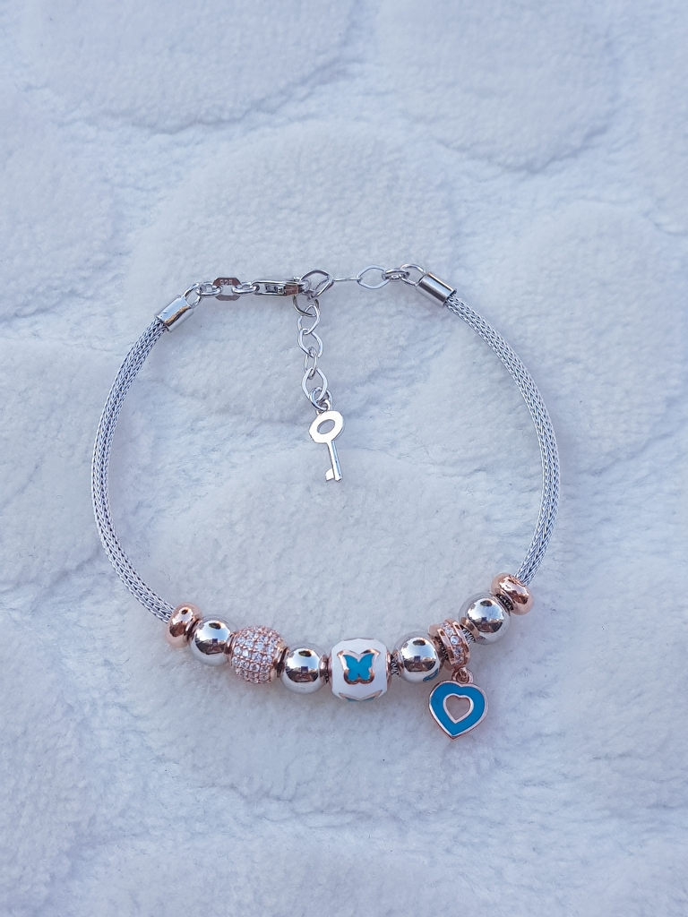 Charm Gümüş Bileklik