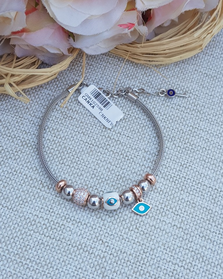 Charm Gümüş Bileklik