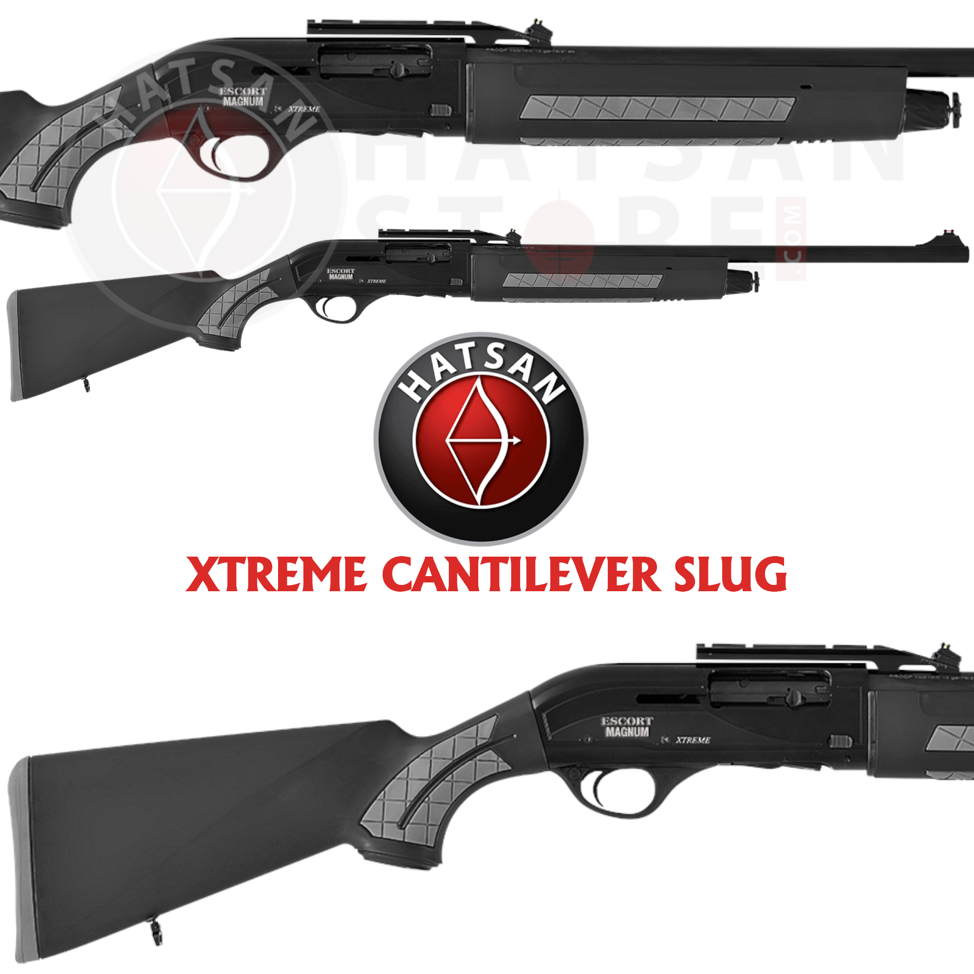 Hatsan Escort Magnum Xtreme Cantilever Slug Otomatik Av Tüfeği