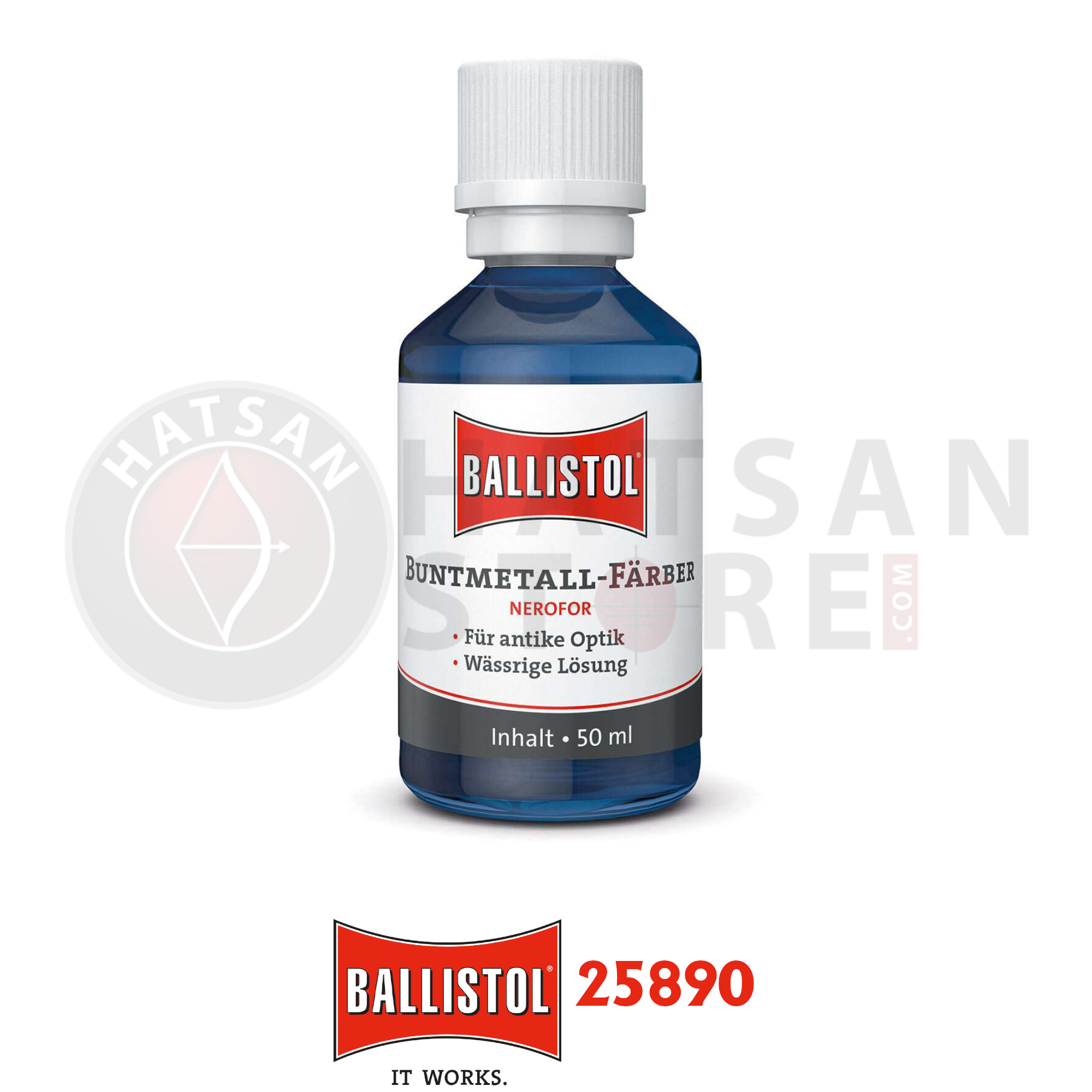 Ballistol Buntmetall-Farber Nerofor Bakır & Pirinç Parlatıcı Koruyucu 50 ml Boya