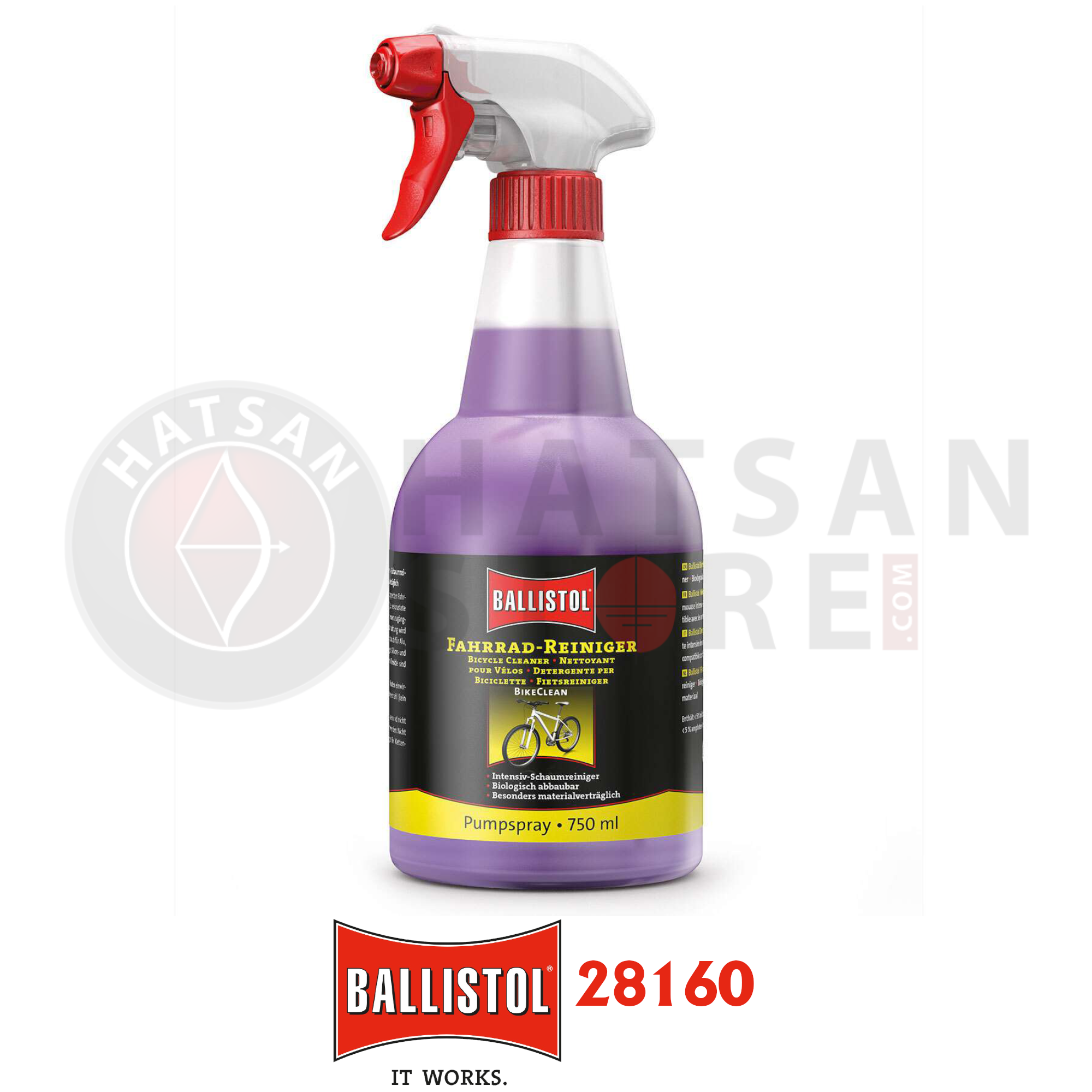 Ballistol BikeClean 750 ml Bisiklet Temizleme Spreyi