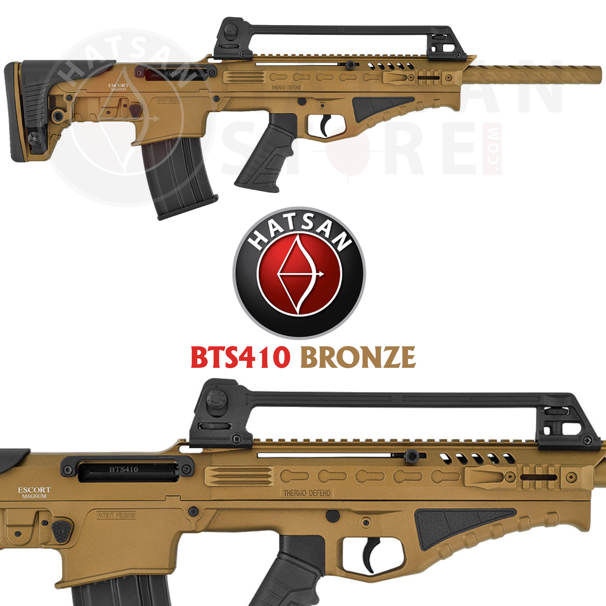 Hatsan Escort Magnum BTS410 Bullpup Bronze Otomatik Av Tüfeği