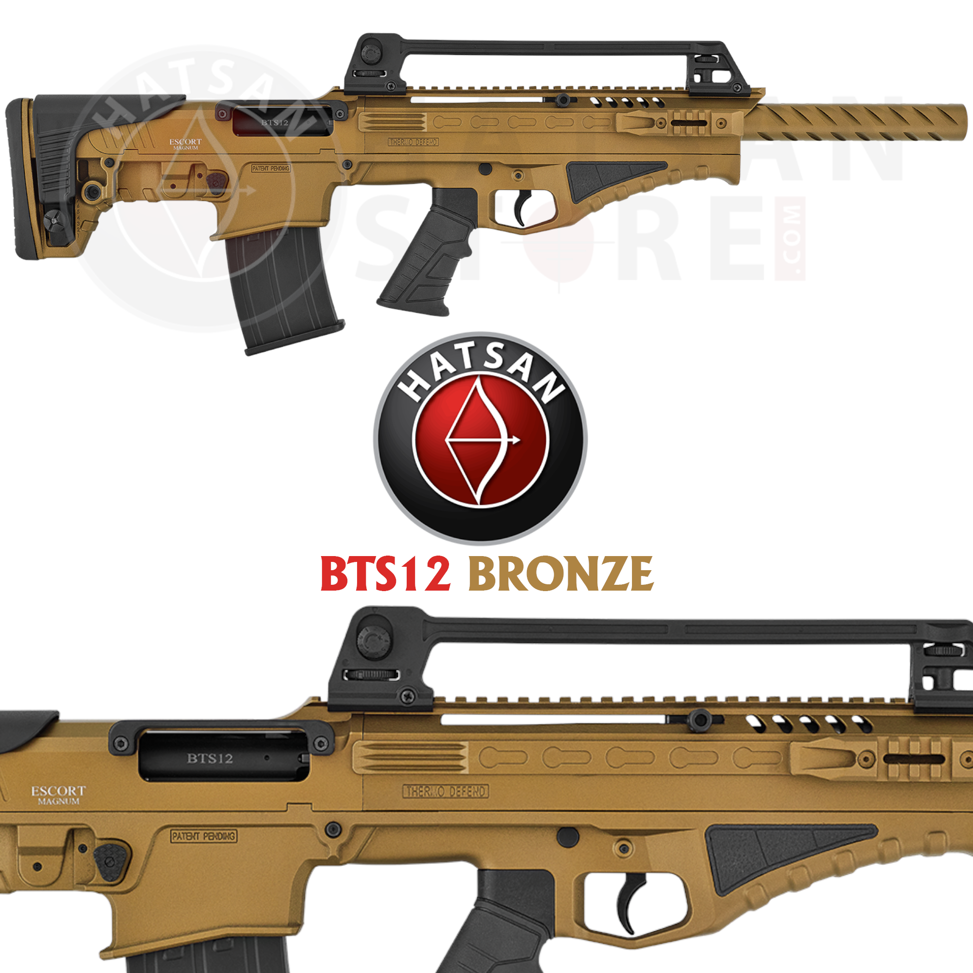 Hatsan Escort Magnum BTS12 Bullpup Bronze Otomatik Av Tüfeği