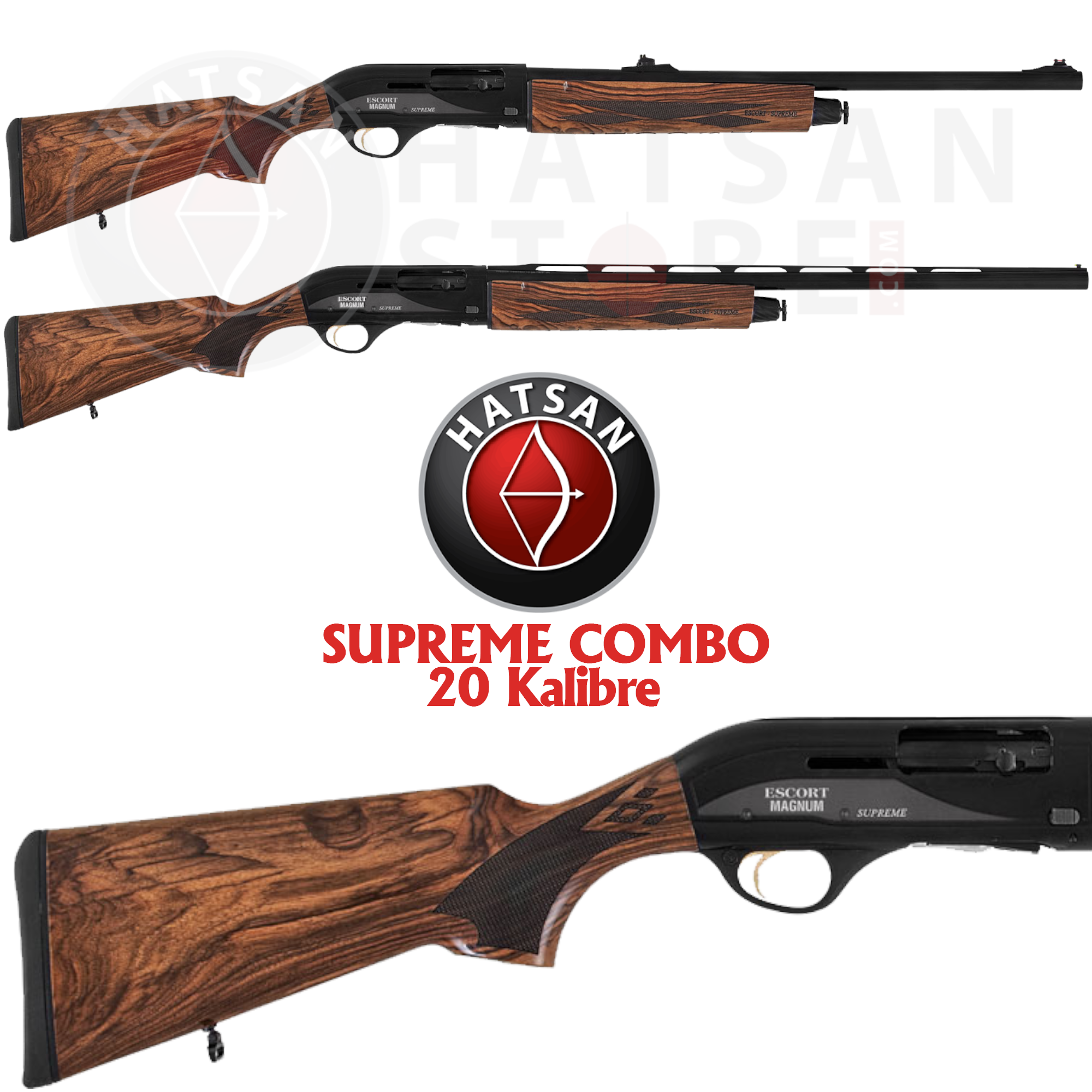 Hatsan Escort Magnum Supreme 20 COMBO Otomatik Av Tüfeği