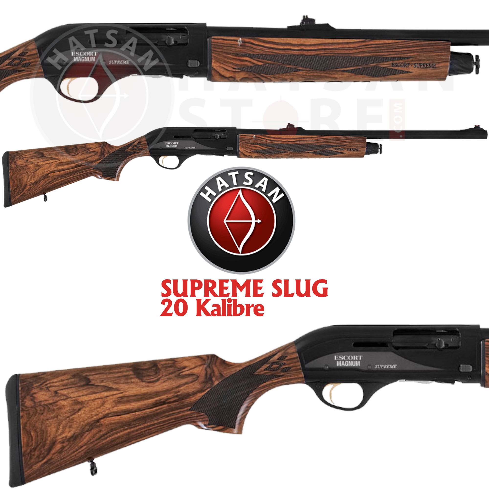 Hatsan Escort Magnum Supreme 20 Slug Otomatik Av Tüfeği