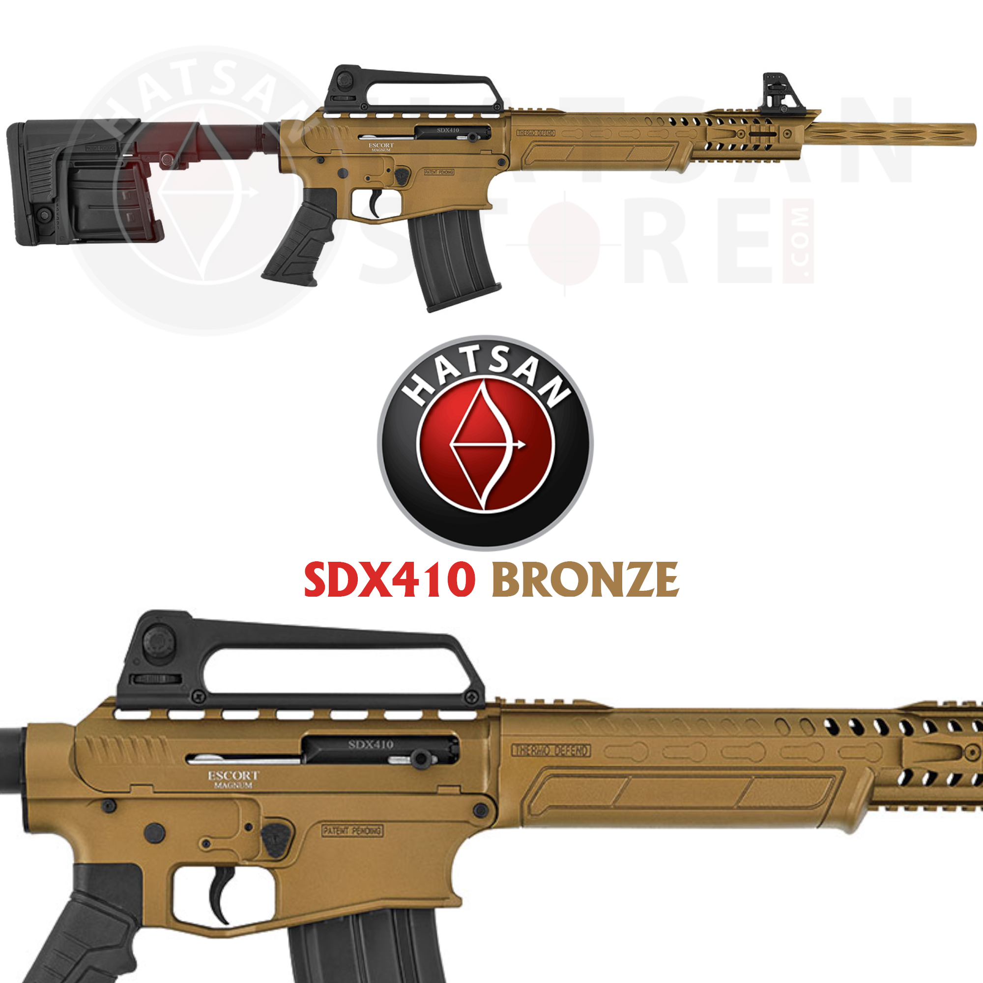 Hatsan Escort Magnum SDX410 Bronze Otomatik Av Tüfeği