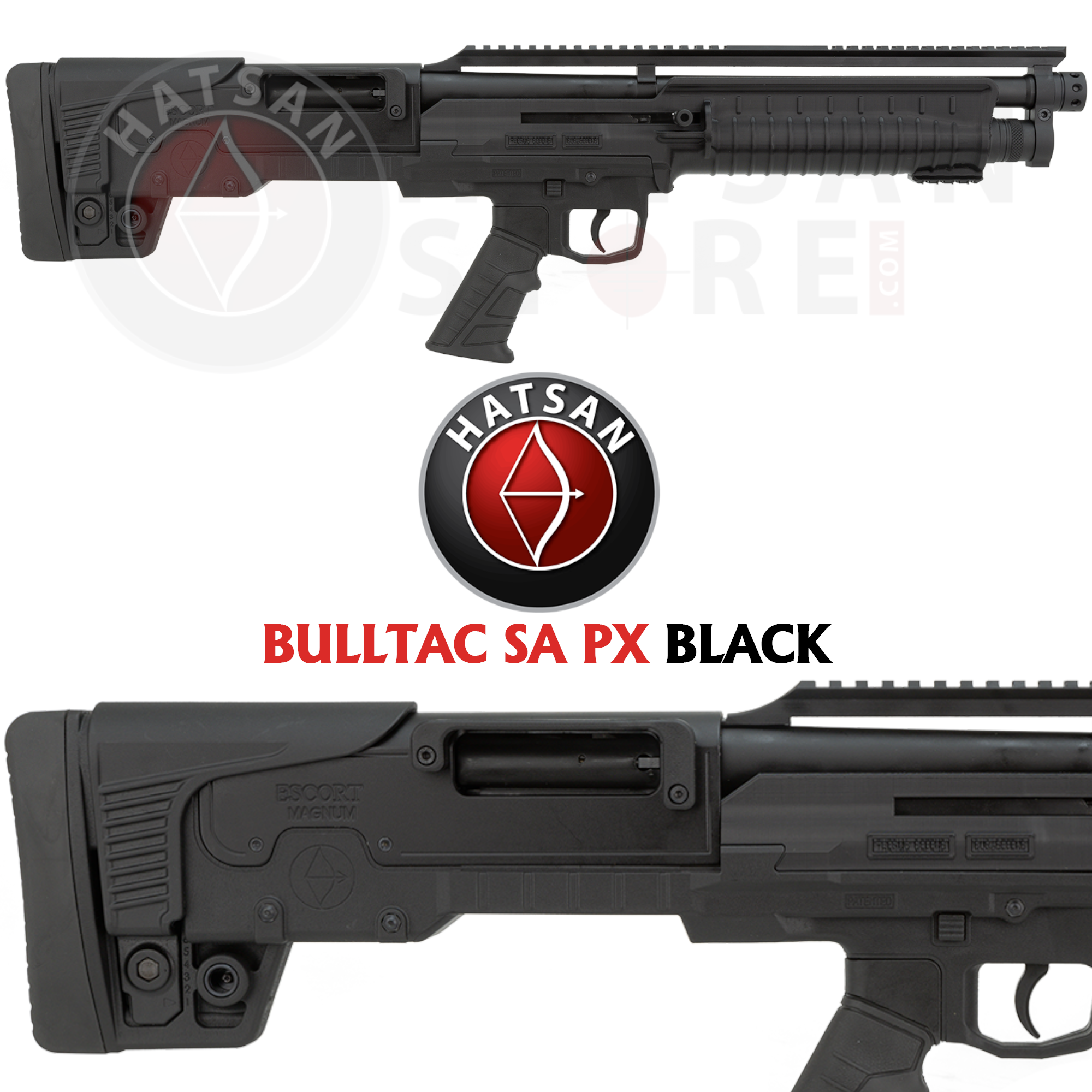 Hatsan Escort Magnum BULLTAC SA 12 PX Black Otomatik Av Tüfeği