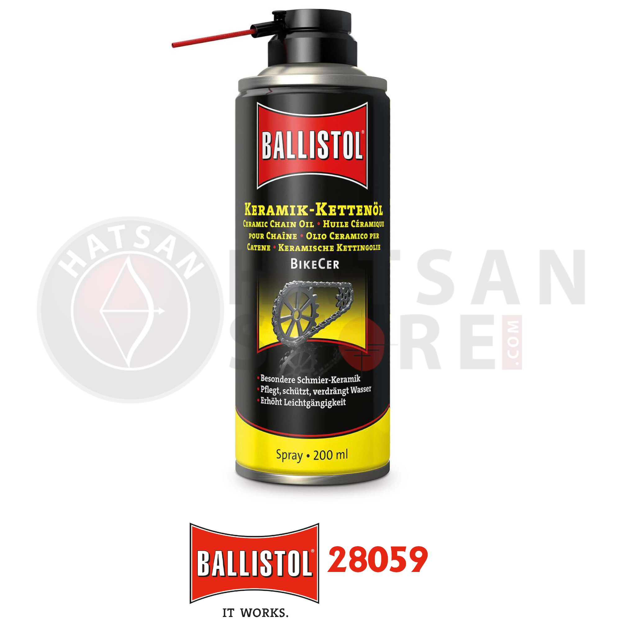 Ballistol Keramik-Kettenöl 200 ml Bisiklet Zincir Yağı