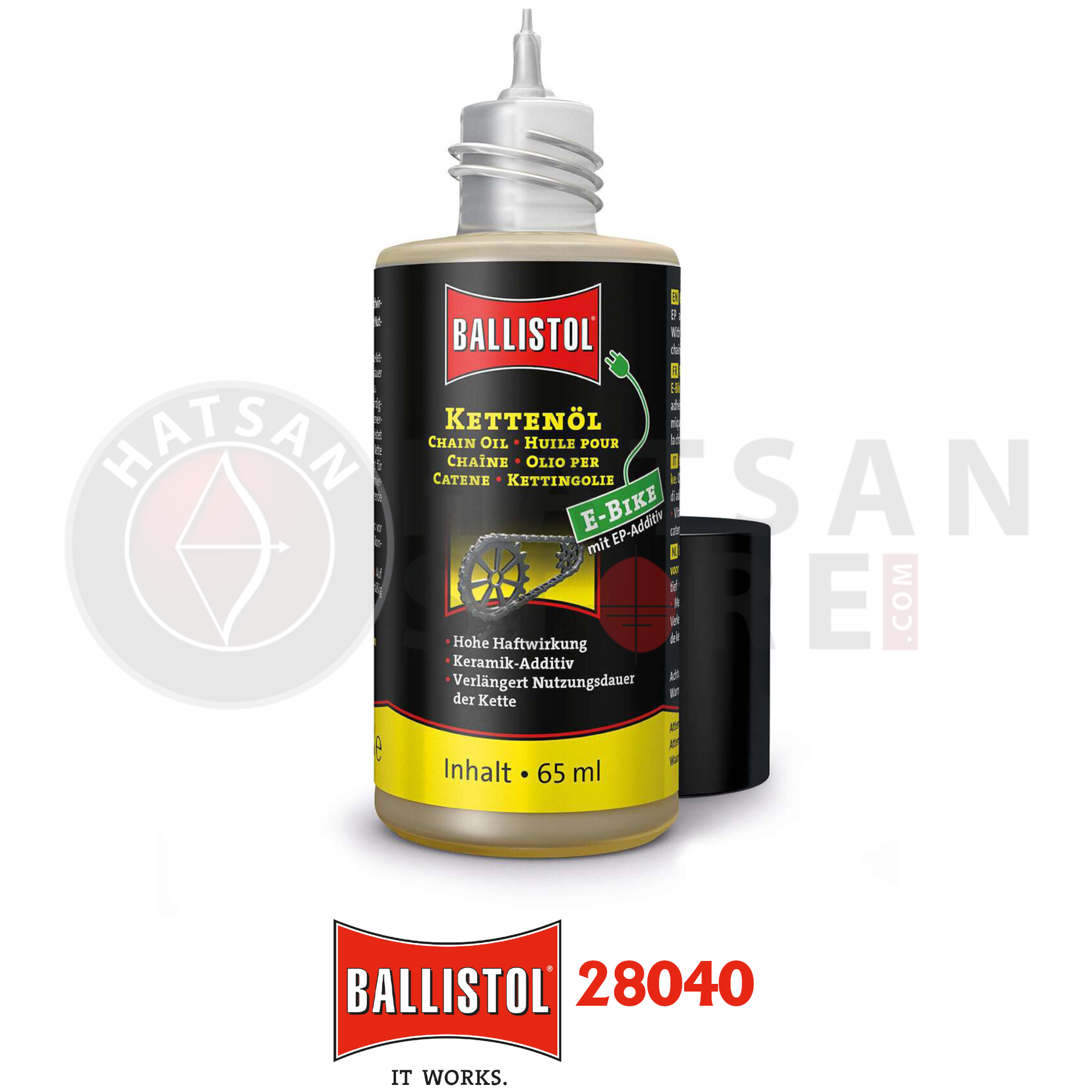 Ballistol Kettenöl 65 ml E-Bisiklet Zincir Yağı