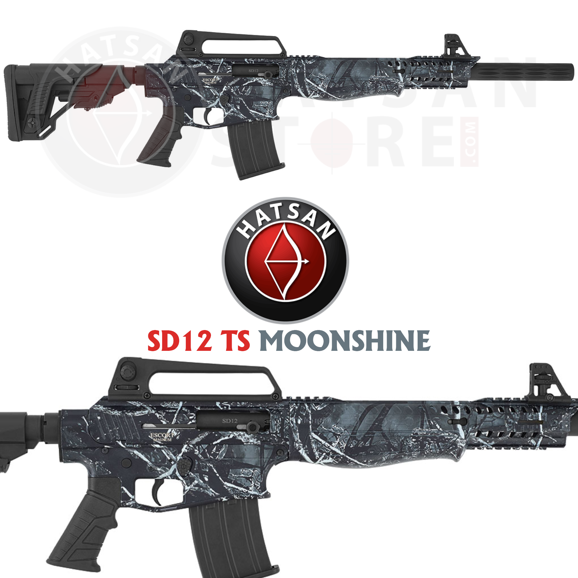 Hatsan Escort Magnum SD12 TS MoonShine Otomatik Av Tüfeği