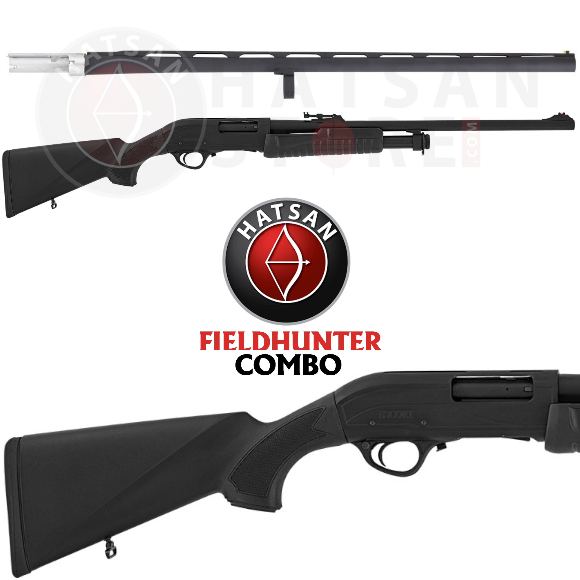 Hatsan Escort Magnum FieldHunter COMBO Pompalı Av Tüfeği