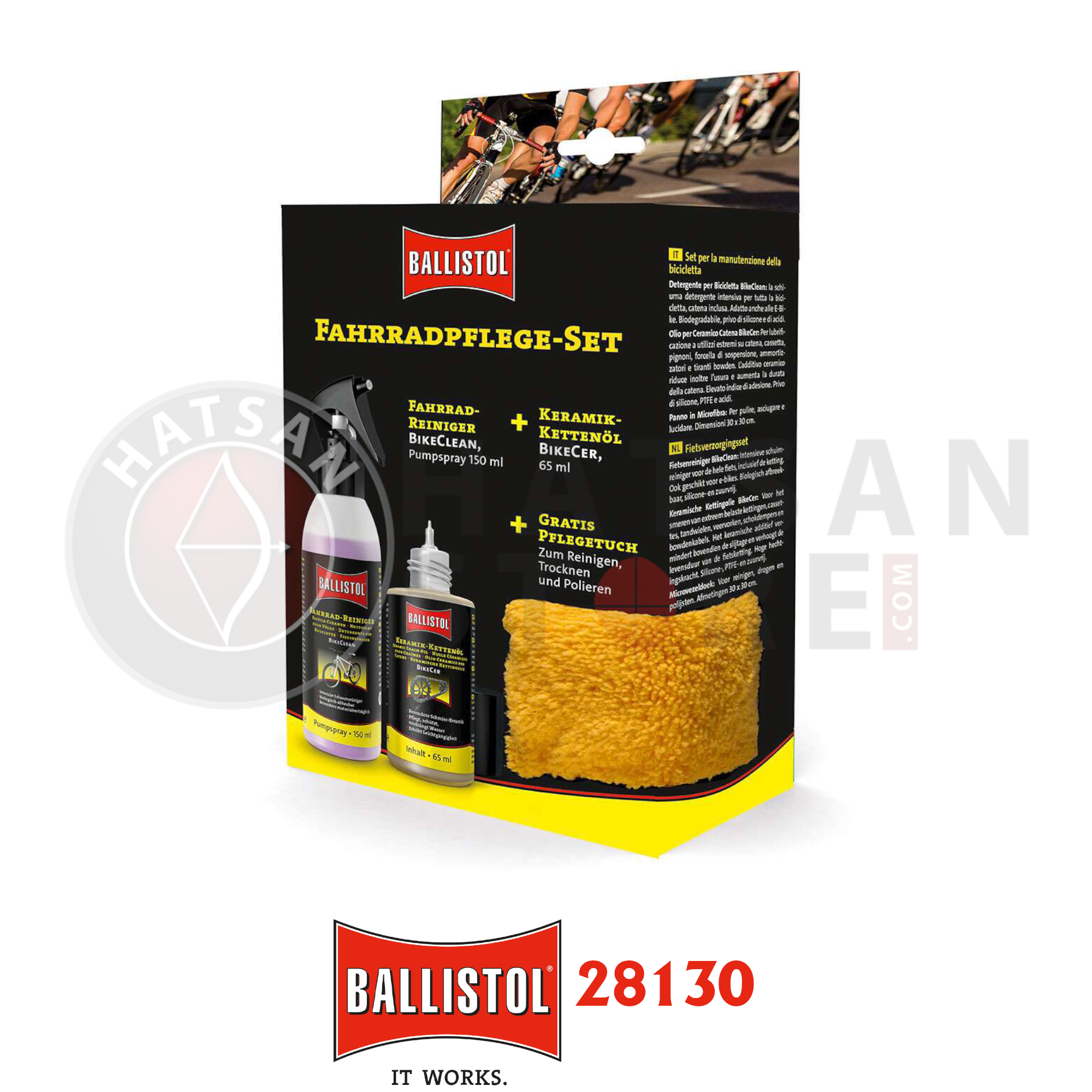 Ballistol Bisiklet Bakım Seti (150 ml BikeClean & 65 ml BikeCer)