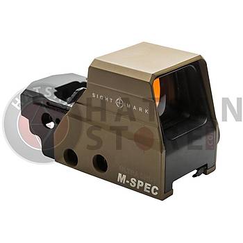 Sightmark Ultra Shot M-Spec FMS Reflex Sight Weaver Hedef Noktalayýcý Red Dot Sight (FDE)