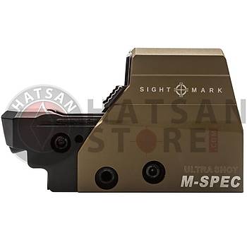 Sightmark Ultra Shot M-Spec FMS Reflex Sight Weaver Hedef Noktalayýcý Red Dot Sight (FDE)