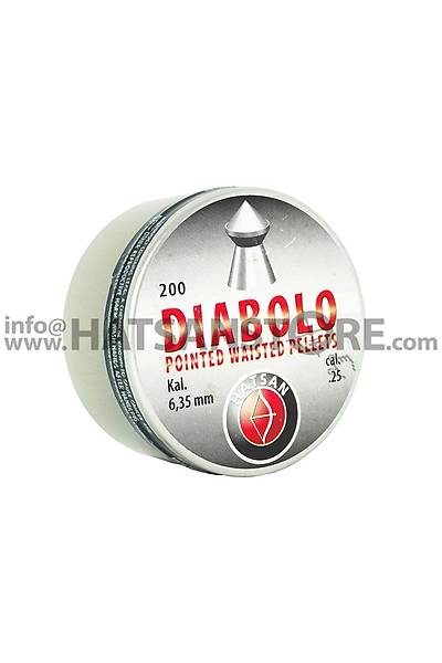 Hatsan Diabolo Pointed Waisted 6,35 mm Haval Tfek Samas