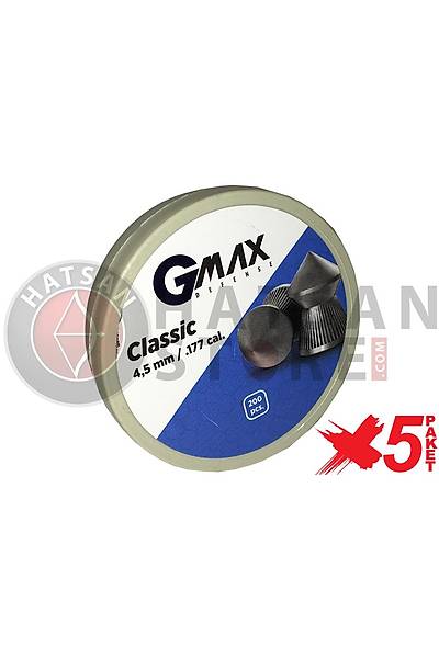 GMax Defense Classic 4,5 mm 5 Paket Haval Tfek Samas (1000 Adet)