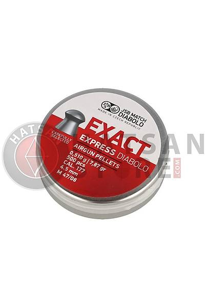 JSB Diabolo Exact Express 4,51 mm Haval Tfek Samas (7,87 Grain - 500 Adet)