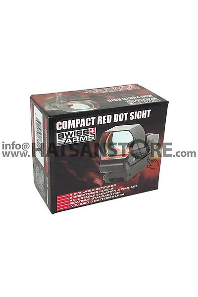 Swiss Arms Compact Hedef Noktalayýcý 22 mm Red Dot Sight