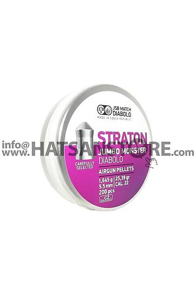 JSB Diabolo Straton Jumbo Monster 5,51 mm Haval Tfek Samas (25,39 Grain - 200 Adet)
