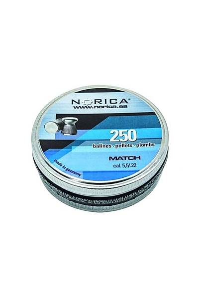 Norica Match 5,5 mm Haval Tfek Samas (250 Adet)