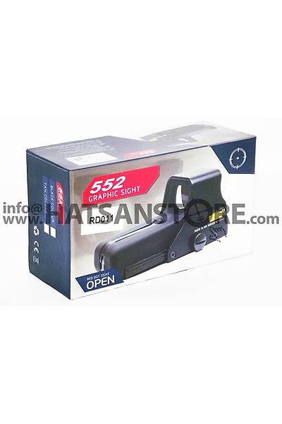 Comet 552 Graphic Sight 22 mm Red Dot Sight
