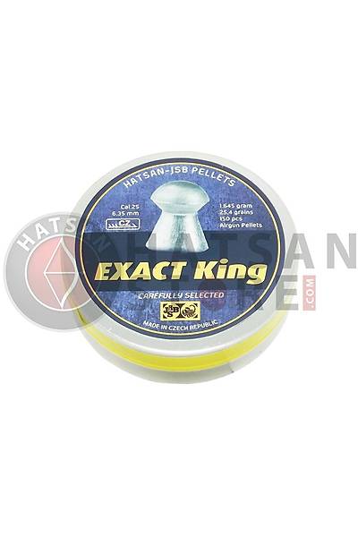 Hatsan JSB Diabolo Exact King 6,35 mm Haval Tfek Samas (25,4 Grain - 150 Adet)