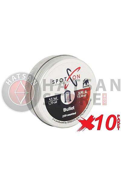 Spot On Bullet 4,5 mm 10 Paket Haval Tfek Samas (13,89 Grain - 2000 Adet)